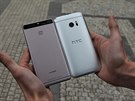HTC 10 zapózovalo také s Huawei P9, ínský smartphone se hodn ve zpracování...