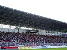 Zaplnný brnnský stadion na zápase proti Spart.