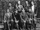 Historick snmek skupiny partyzn oddlu Moskalenko-Dolinov z bezna 1945,...