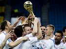 Fotbalisté Mladé Boleslavi slaví triumf v domácím poháru.