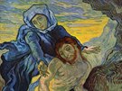 Vincent van Gogh - Pieta (podle Delacroixe) (1889)