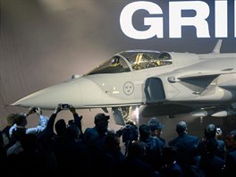 Slavnostní odhalení nového letounu Gripen E