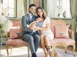 vdsk princ Carl Philip, princezna Sofia a jejich syn princ Alexander