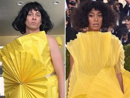 Tom Lenk a sestra Beyoncé Solange Knowlesová ve svém lutém modelu