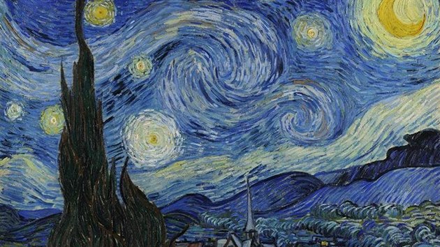 Vincent van Gogh - Hv�zdn� noc (pr�vodce galeriemi podle Google)