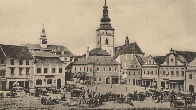 Centrum Pelhimova kolem roku 1890 