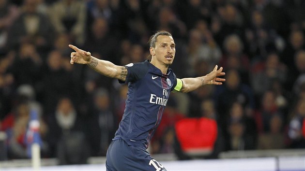 Zlatan Ibrahimovic bhem svho poslednho utkn za Paris St. Germain slav svj 38. gl sezony.