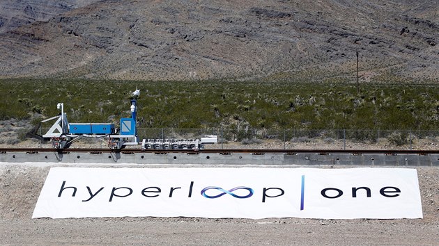 Prvn test pohonu systmu Hyperloop