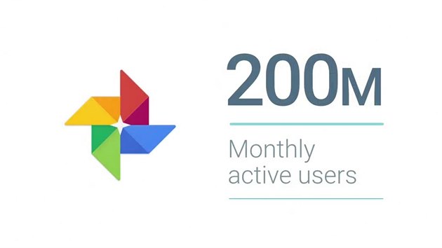 Google Photos má msín 200 milion aktivních uivatel.