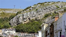 Pírodní park Great Orme se nachází na vrcholu skalního masivu nad mstem...