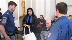 Skendera Bojku přivedli do budovy Ústavního soudu pracovníci Vězeňské služby.