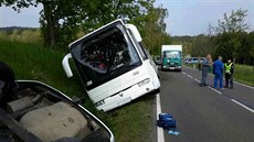 Za nehodu m��e nejspí�e nesprávné p�edjí�d�ní.