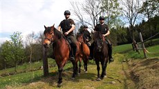 Strá�ci KRNAP trénují na sezonu, za pár dní vyrazí na h�ebeny na koních...