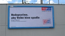 TOP 09 v kampani ped krajskými volbami sází na téma Velkého kina ve Zlín,...