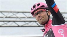 Tom Dumoulin ped estou etapou Gira. V rovém se udrel i po jejím...