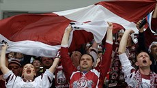 Lotytí fanouci na hokejovém mistrovství svta