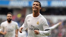 Cristiano Ronaldo v dresu Realu Madrid.