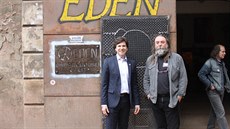 Stanislav Pita� hostil v undergroundovém klubu Eden v Broumov� debatu s...