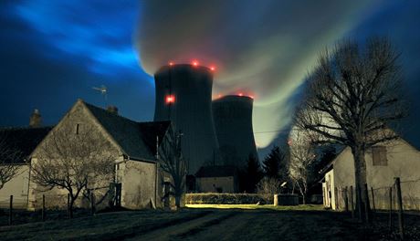 Jaderná elektrárna ve francouzském Dampierre.
