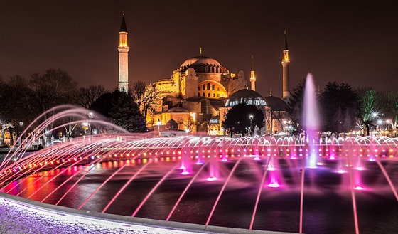 Chrám Boí moudrosti v Istanbulu.