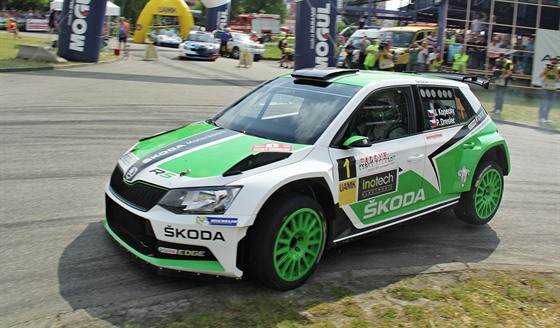 Jan Kopecký pi Rallye eský Krumlov