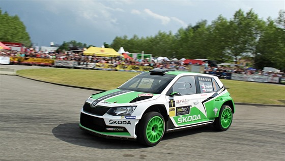 Jan Kopecký pi Rallye eský Krumlov