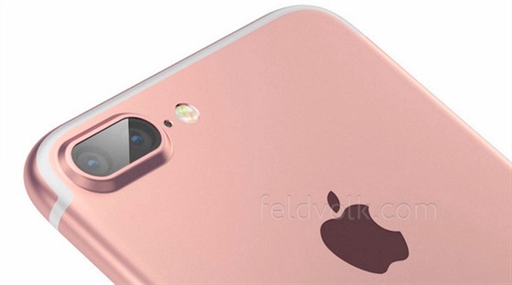 Render iPhonu 7 Plus (Pro) s duálním fotoaparátem