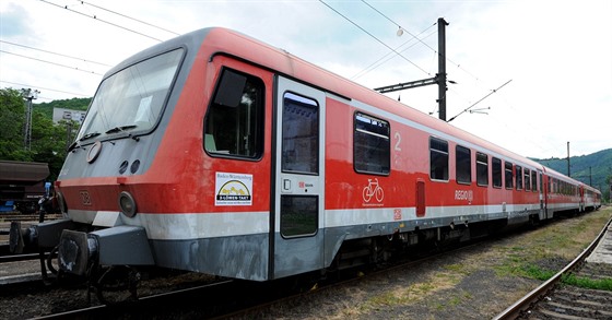 Dieslová jednotka, kterou od Deutsche Bahn koupila GW Train Regio.