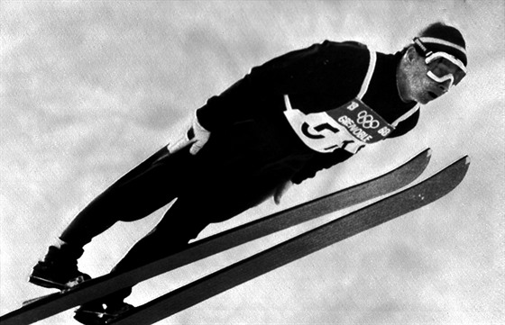 Jií Raka pi zimních olympijských hrách v Grenoblu v roce 1968, kde získal...
