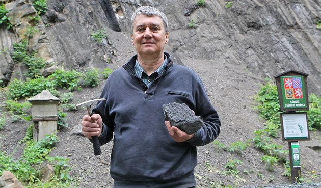Geolog Jií Horák.