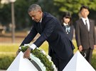 Americký prezident Barack Obama u Hiroimského památníku míru (27.5.2016)