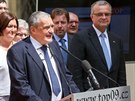 Top 09 zahájila pedvolební kampa ped krajskými volbami (23. kvten 2016).