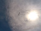 Na leteck� �ou v Pardubic�ch n�v�t�vn�ci vid�li leteckou bitvu