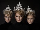Vítzky eské Miss 2016. Zleva Natálie Kotková, Andrea Bezdková a Kristýna...