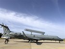 Letoun EMB-145H AEW&C s radarem Erieye z řeckého letectva je zapojený do...