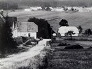 Dobov snmek z roku 1930 - pohled na Zadn Zbhlou v Brdech.