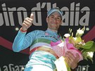 Vincenzo Nibali slaví triumf ve 20. etap Gira.