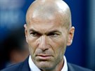 Trenér Realu Madrid Zinédine Zidane bhem finále Ligy mistr