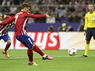 NEDAL. Antoine Griezmann z Atlétika Madrid pi penalt ve finále Ligy mistr...