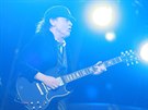 Angus Young na koncertu AC/DC (Letany, Praha, 22. kvtna 2016)