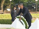Obama uctil památku mrtvých v Hiroim