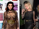 Kim Kardashianová a Kate Mossová