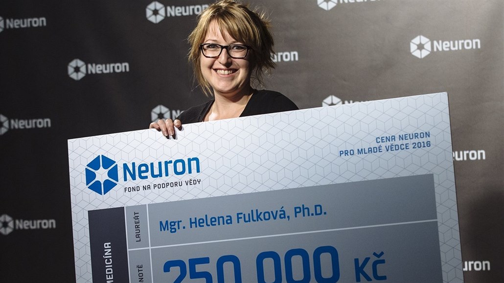 Helena Fulková, nositelka Ceny Neuron pro mladé v�dce za rok 2016