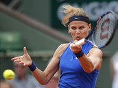 FORHEND. Lucie afov ve tetm kole Roland Garros.