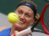 S VERVOU. Petra Kvitov ve tetm kole Roland Garros.