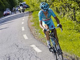 Vincenzo Nibali pi stoupn v 19. etap Gira.