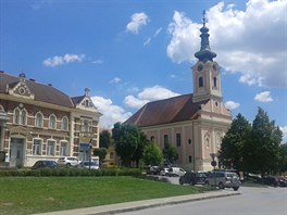 Kostel v Pinkafeldu (21. kvtna 2016).