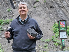 Geolog Jiří Horák.