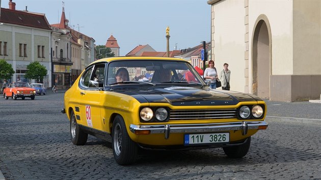 Ford Capri na Oldtimer Bohemia Rally 2016