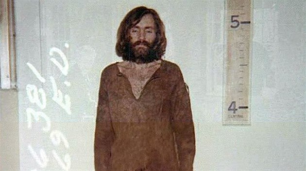 Charles Manson na snmku z roku 1969.